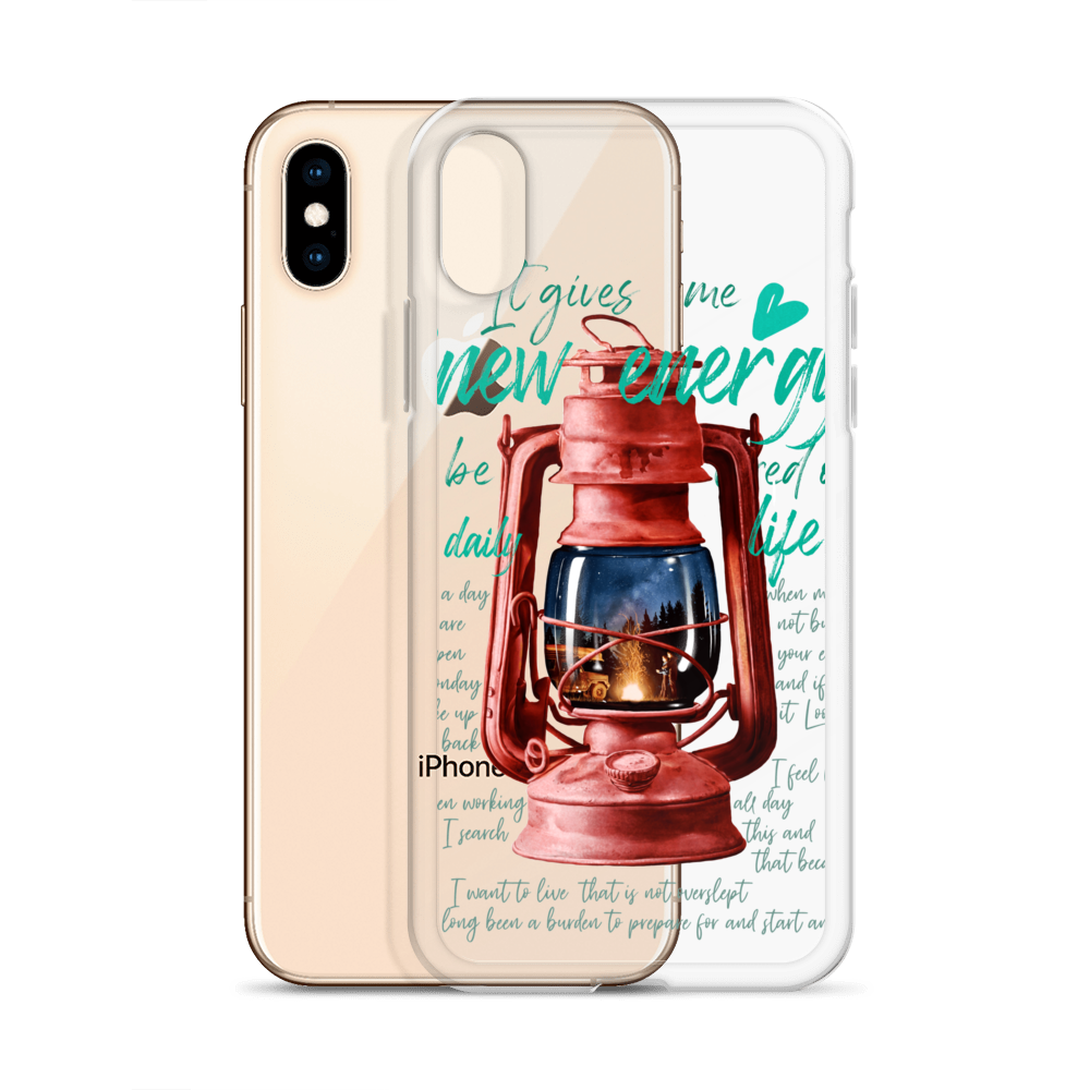 Camp lantern Clear Case for iPhone®