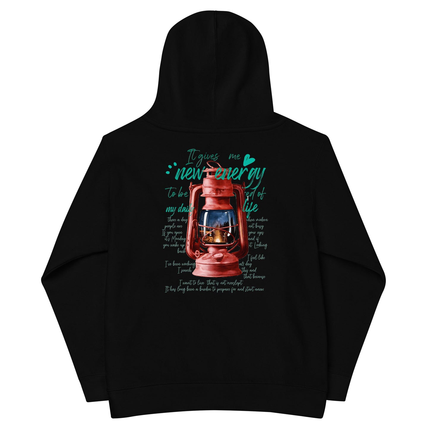 Camp lantern Kids fleece hoodie