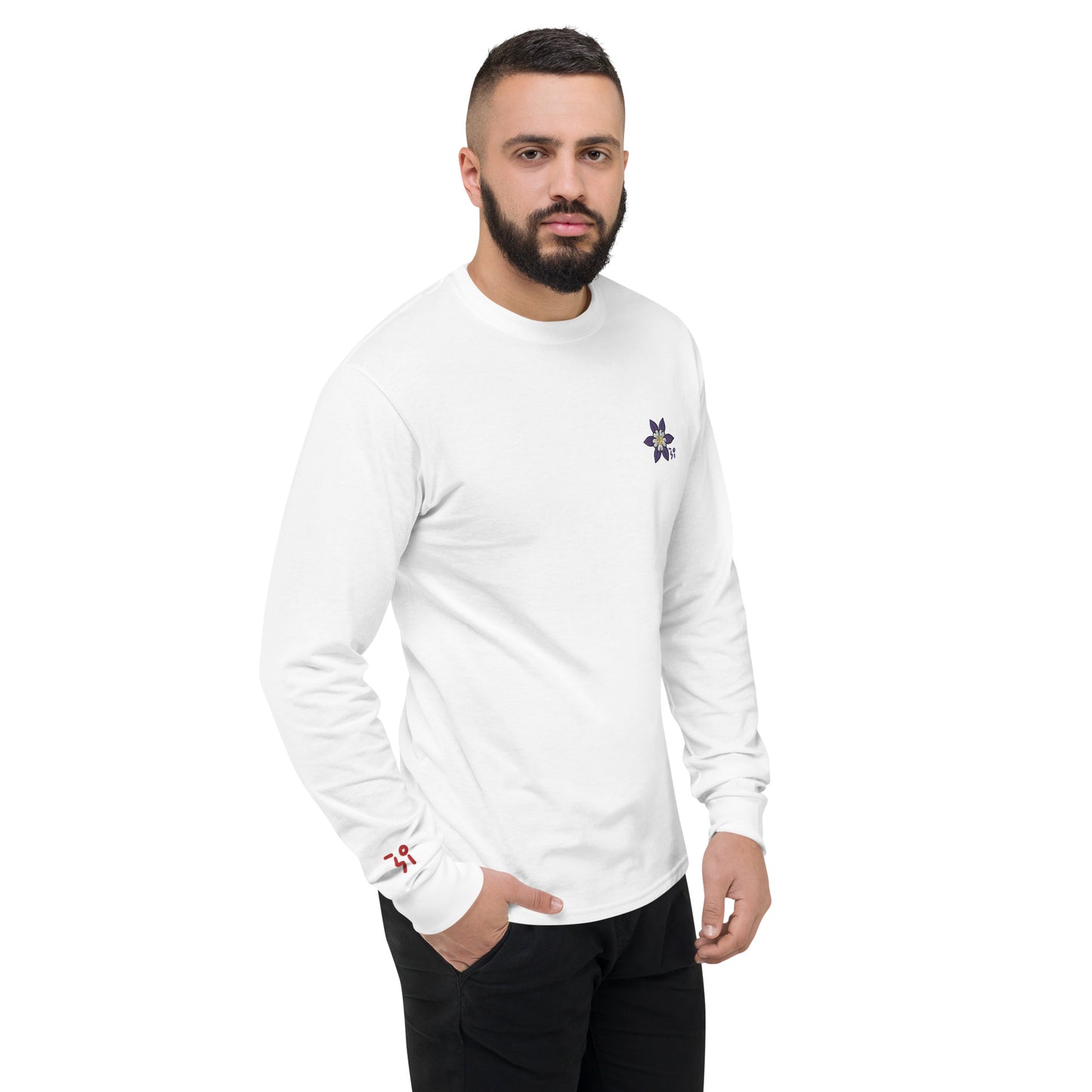 Columbine Men's Champion Long Sleeve Shirt