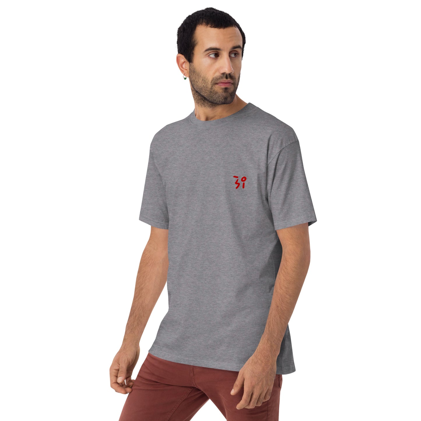 Jack Russell Terrier Men’s premium heavyweight tee