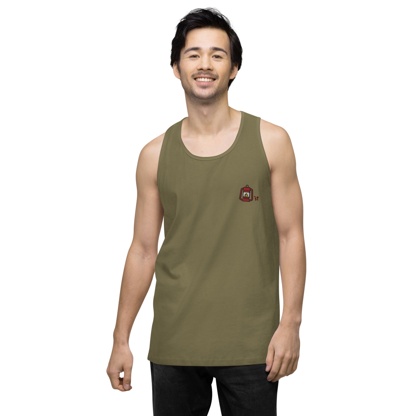 Camp lantern Men’s premium tank top
