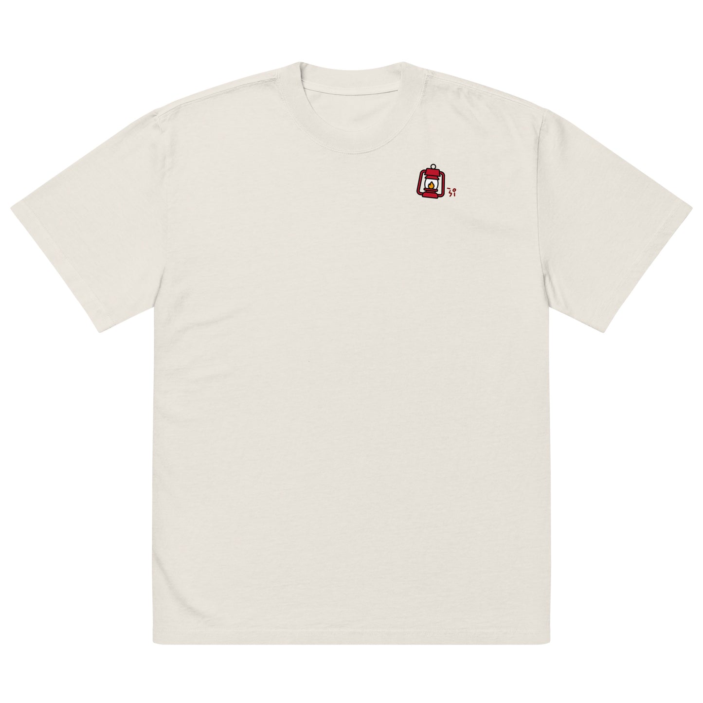 Camp lantern Oversized faded t-shirt