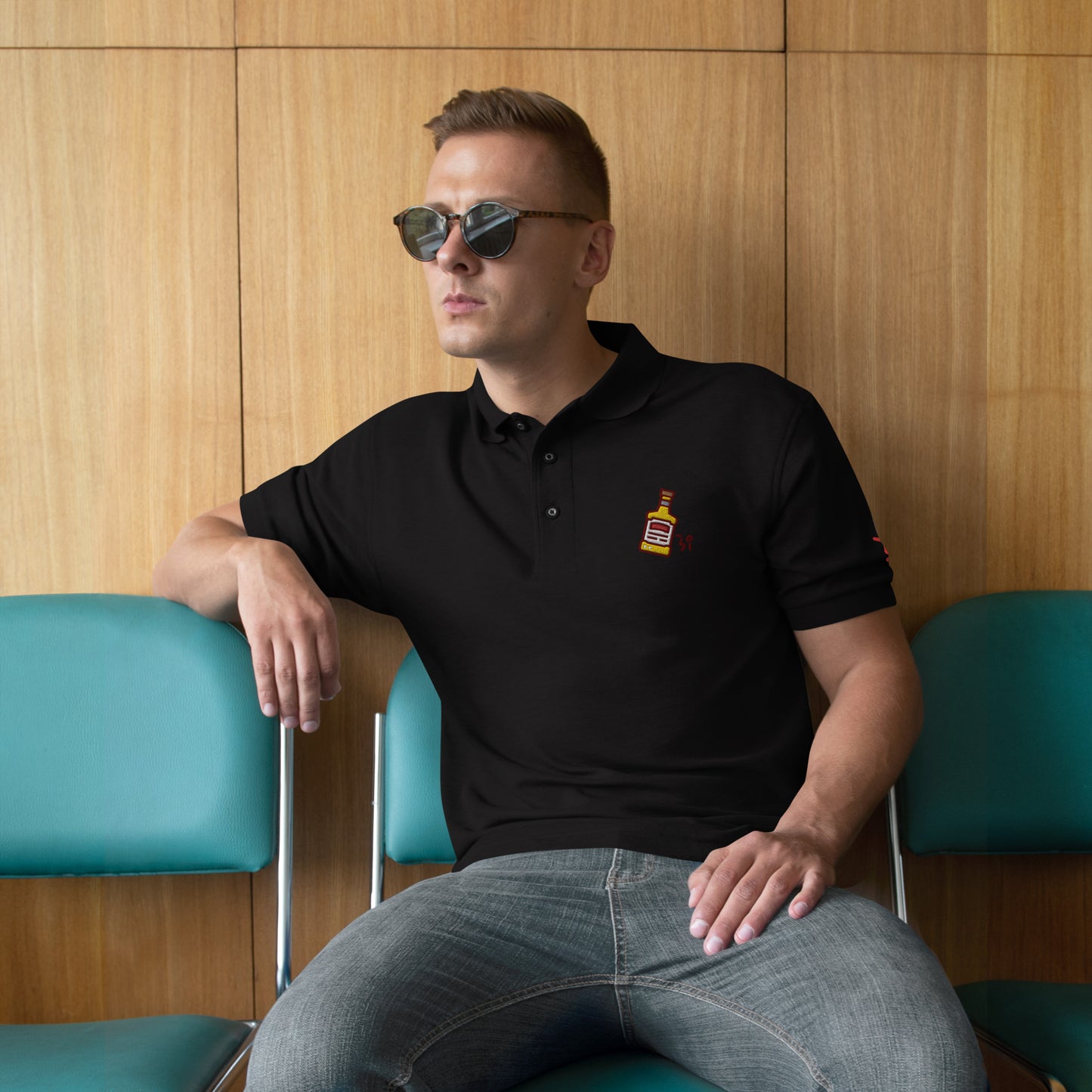 Whiskey Men's Premium Polo