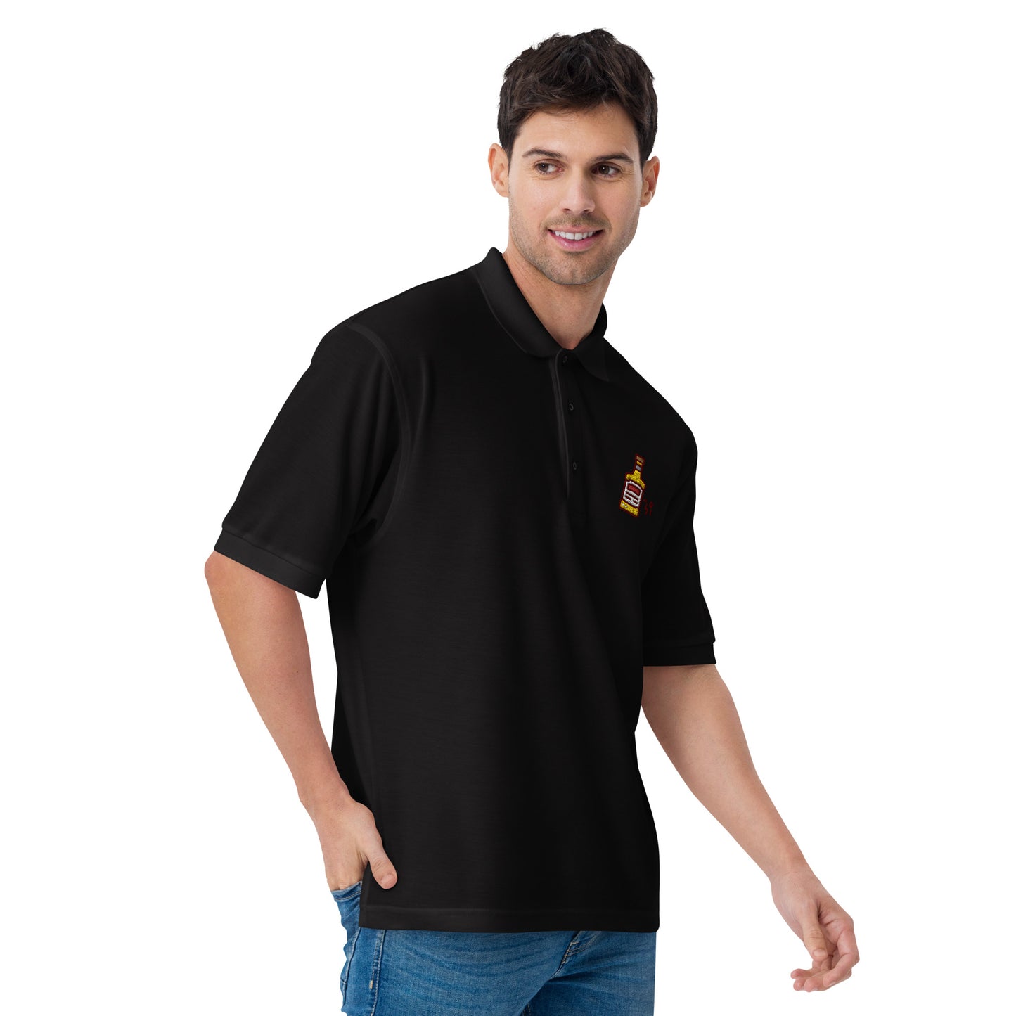 Whiskey Men's Premium Polo