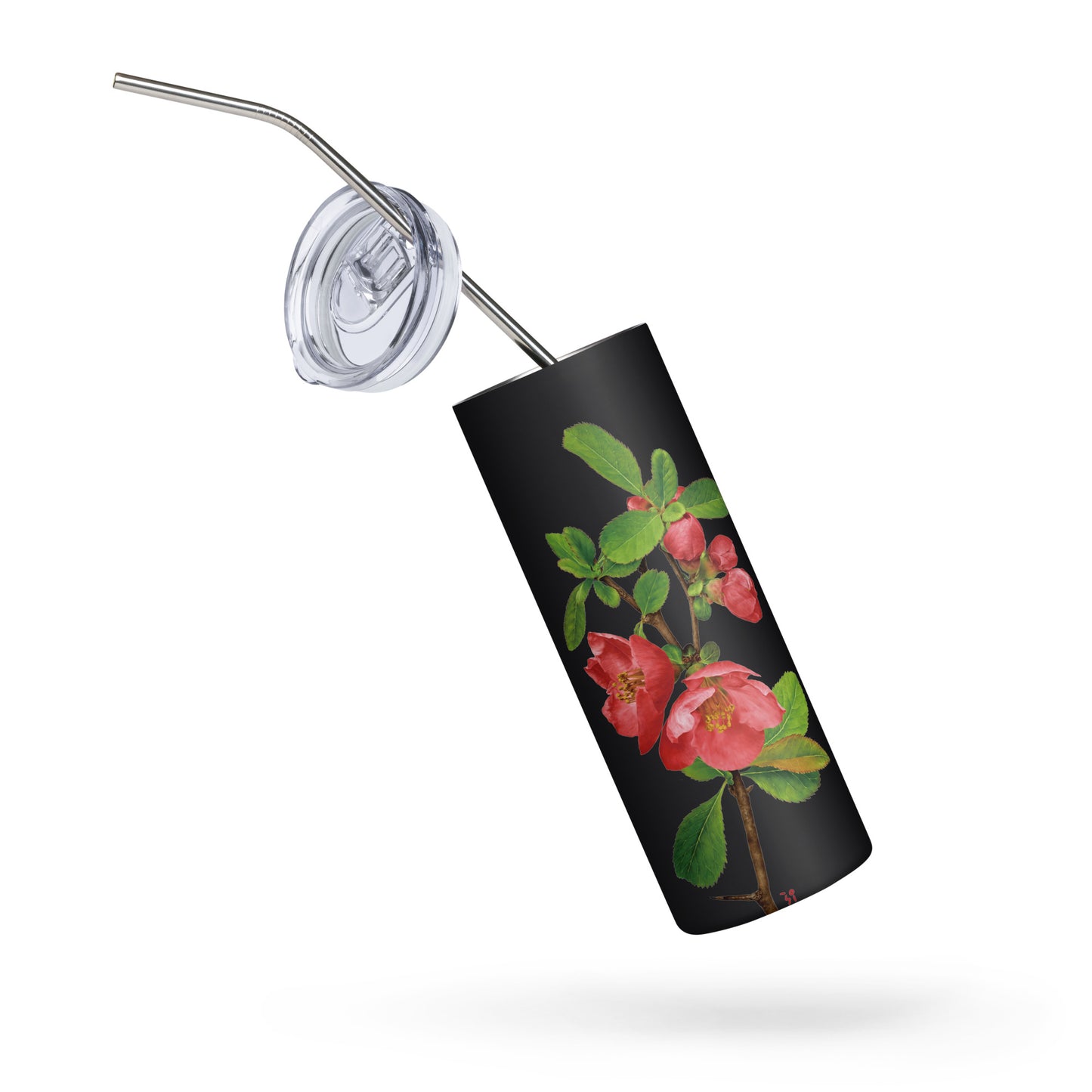 Chinese quince Stainless steel tumbler