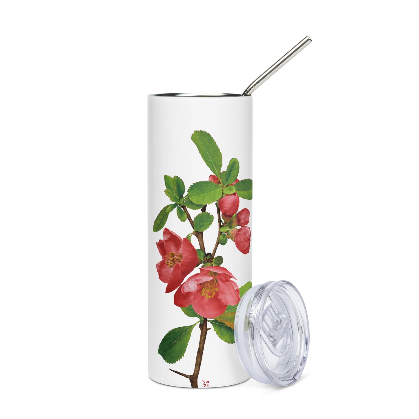 Chinese quince Stainless steel tumbler
