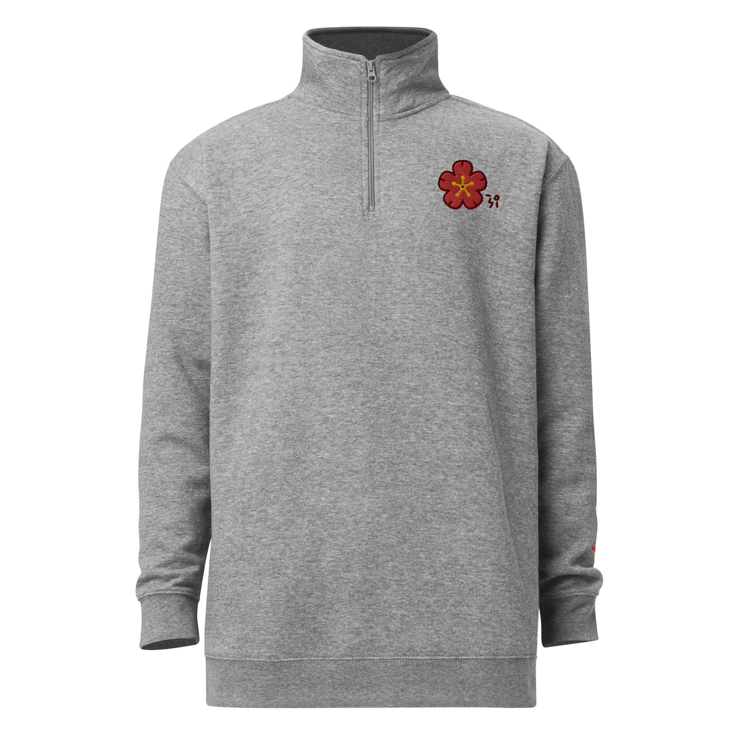 Chinese quince Unisex fleece pullover