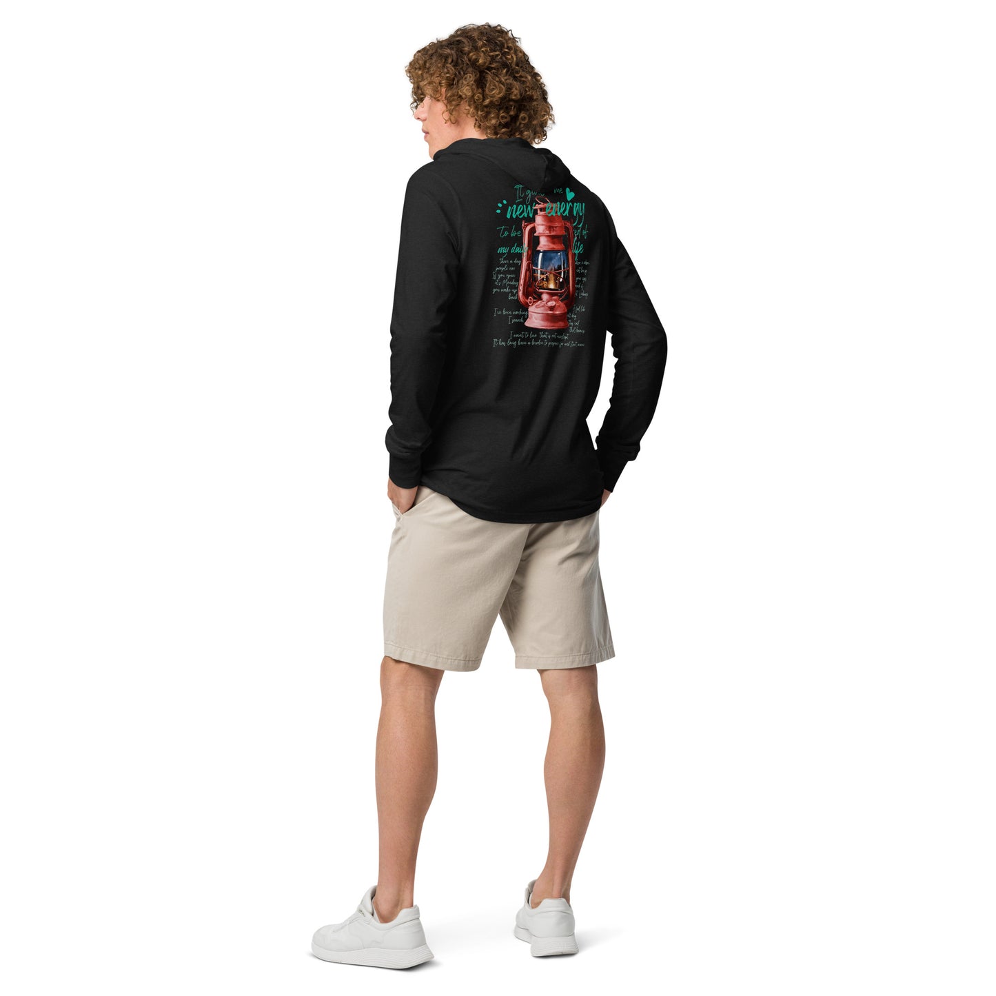 Camp lantern Hooded long-sleeve tee