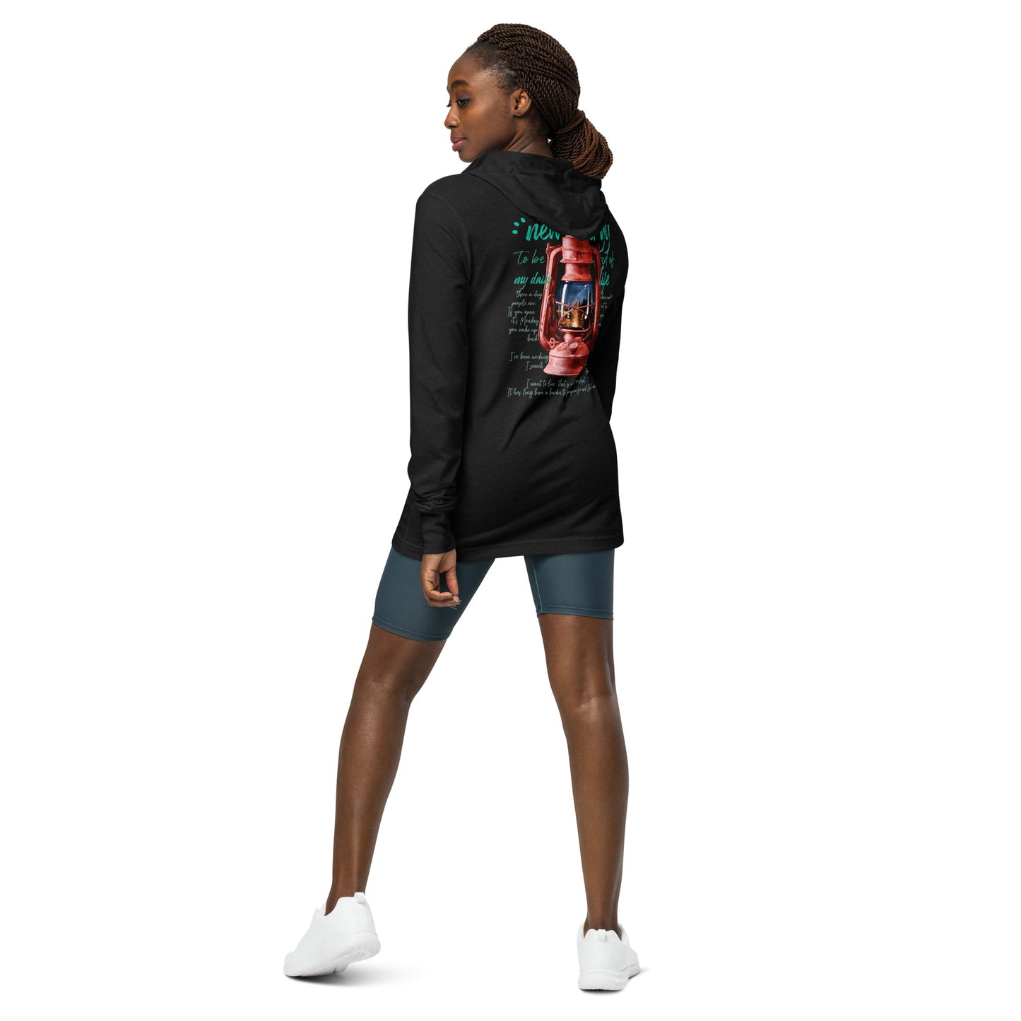 Camp lantern Hooded long-sleeve tee