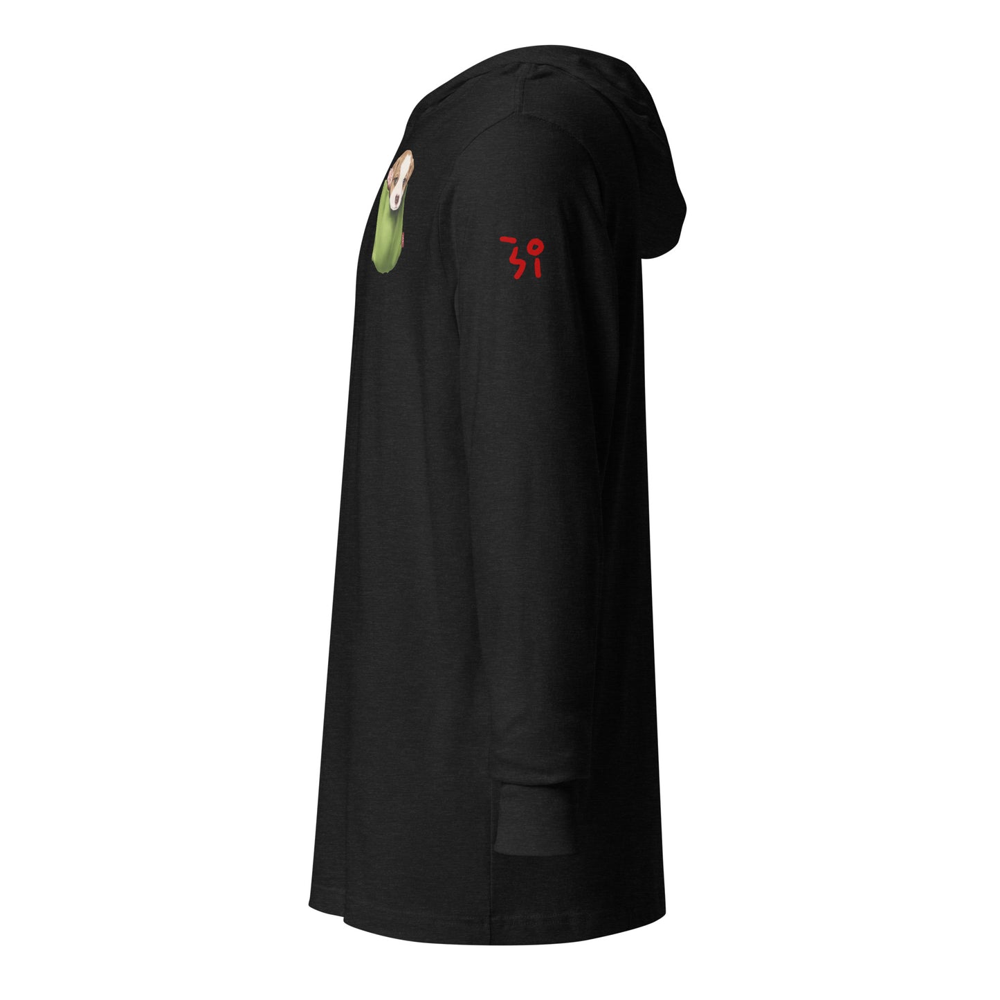 Jack Russell Terrier Hooded long-sleeve tee
