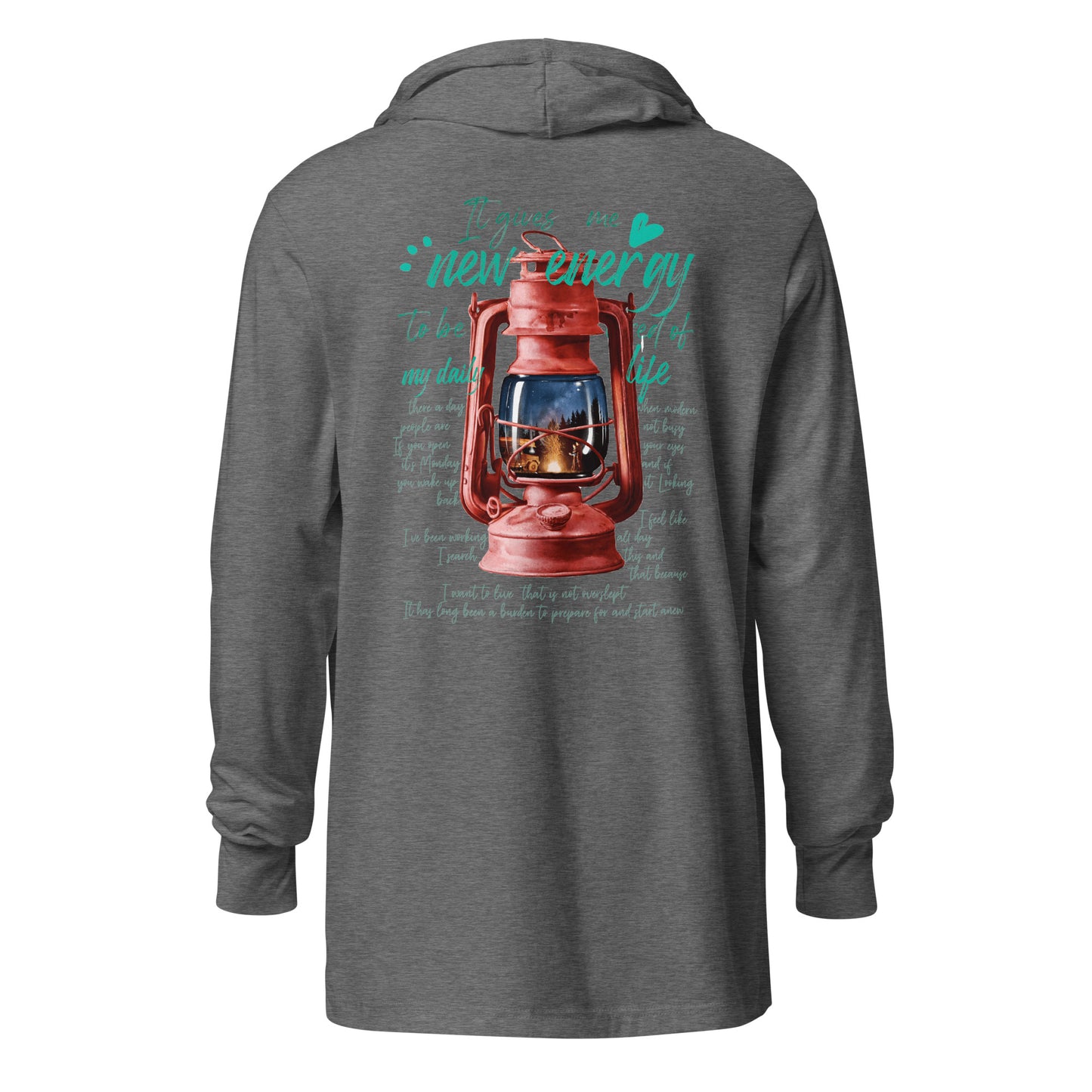 Camp lantern Hooded long-sleeve tee