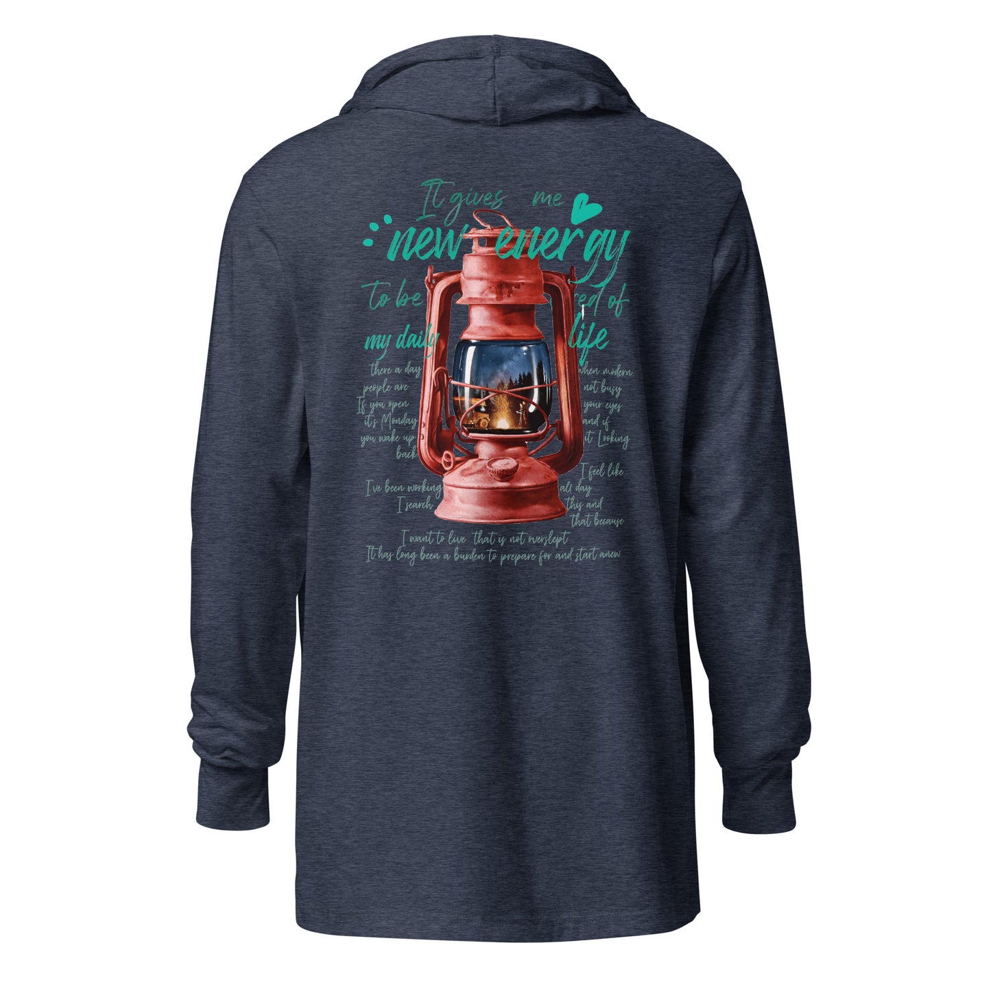 Camp lantern Hooded long-sleeve tee