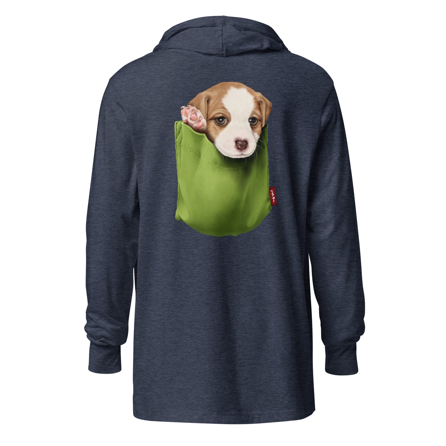 Jack Russell Terrier Hooded long-sleeve tee