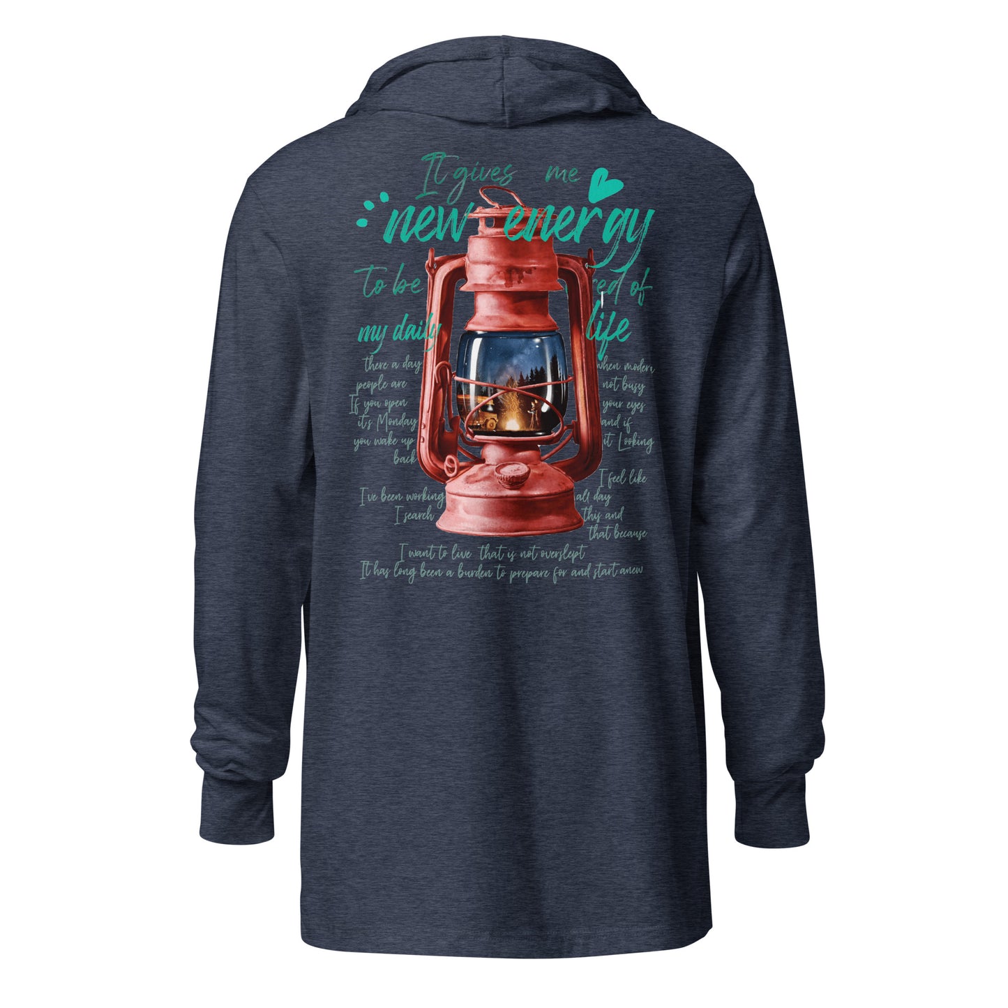 Camp lantern Hooded long-sleeve tee