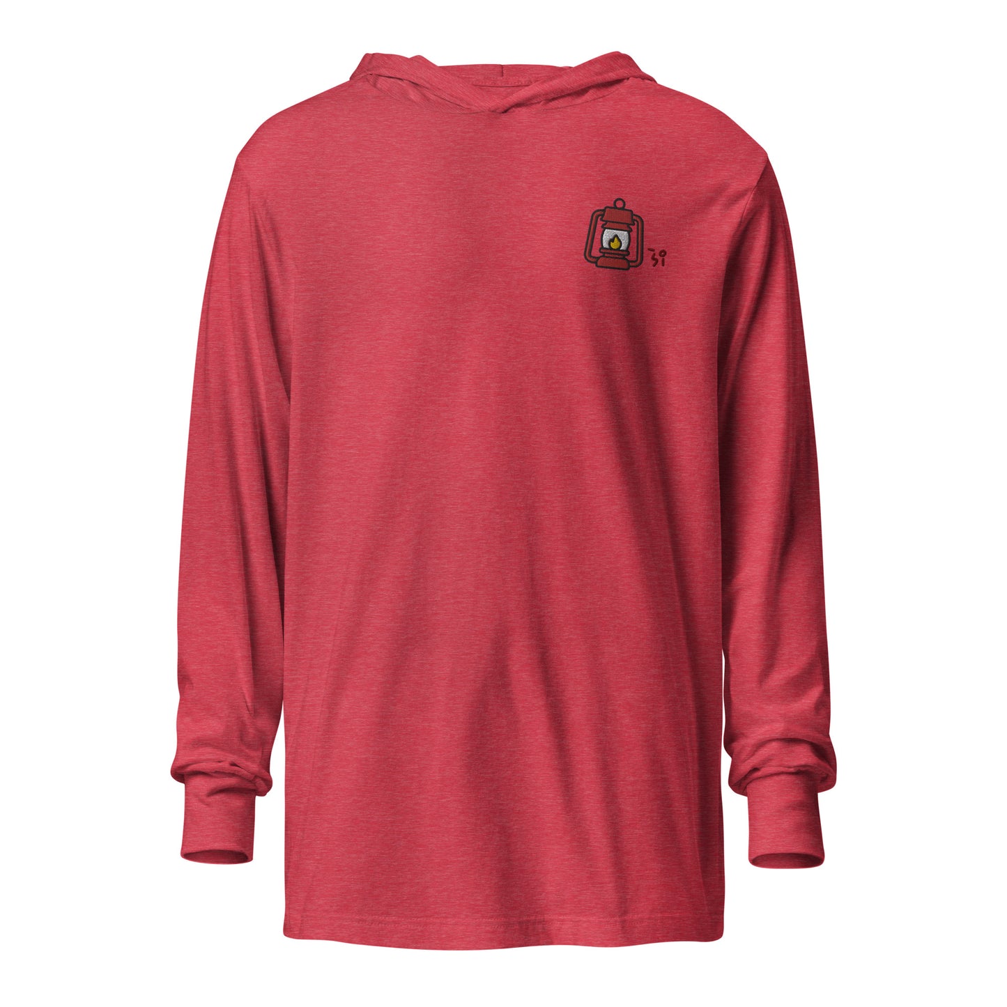 Camp lantern Hooded long-sleeve tee