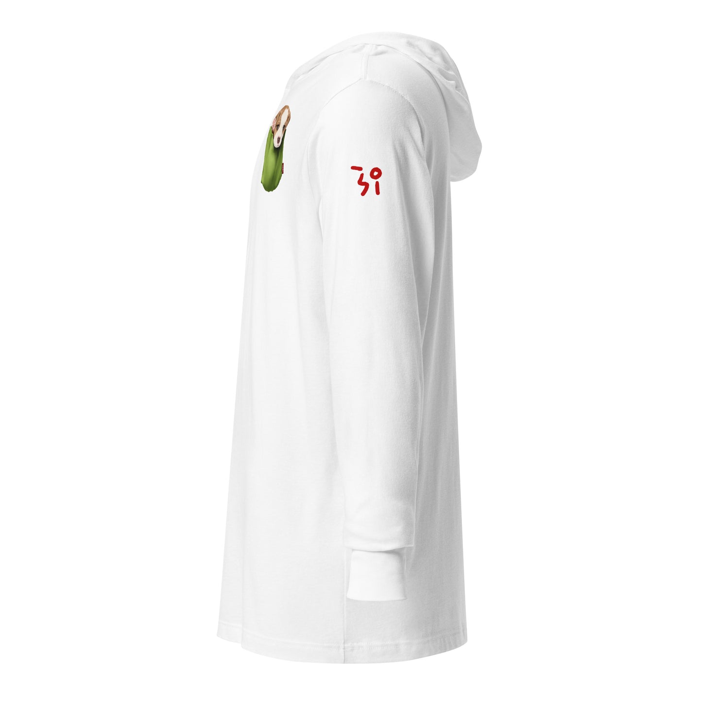 Jack Russell Terrier Hooded long-sleeve tee