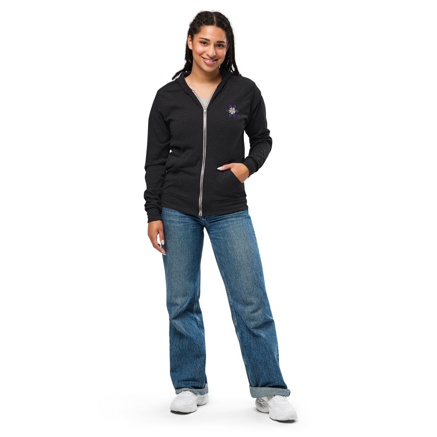 Columbine Unisex zip hoodie