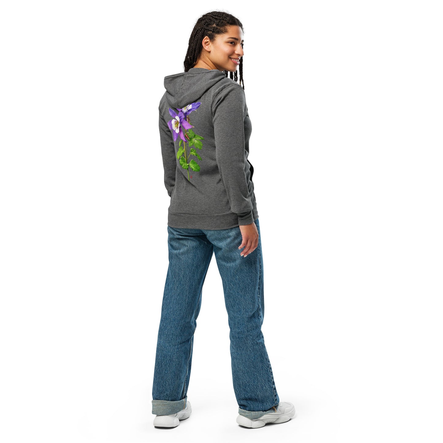 Columbine Unisex zip hoodie