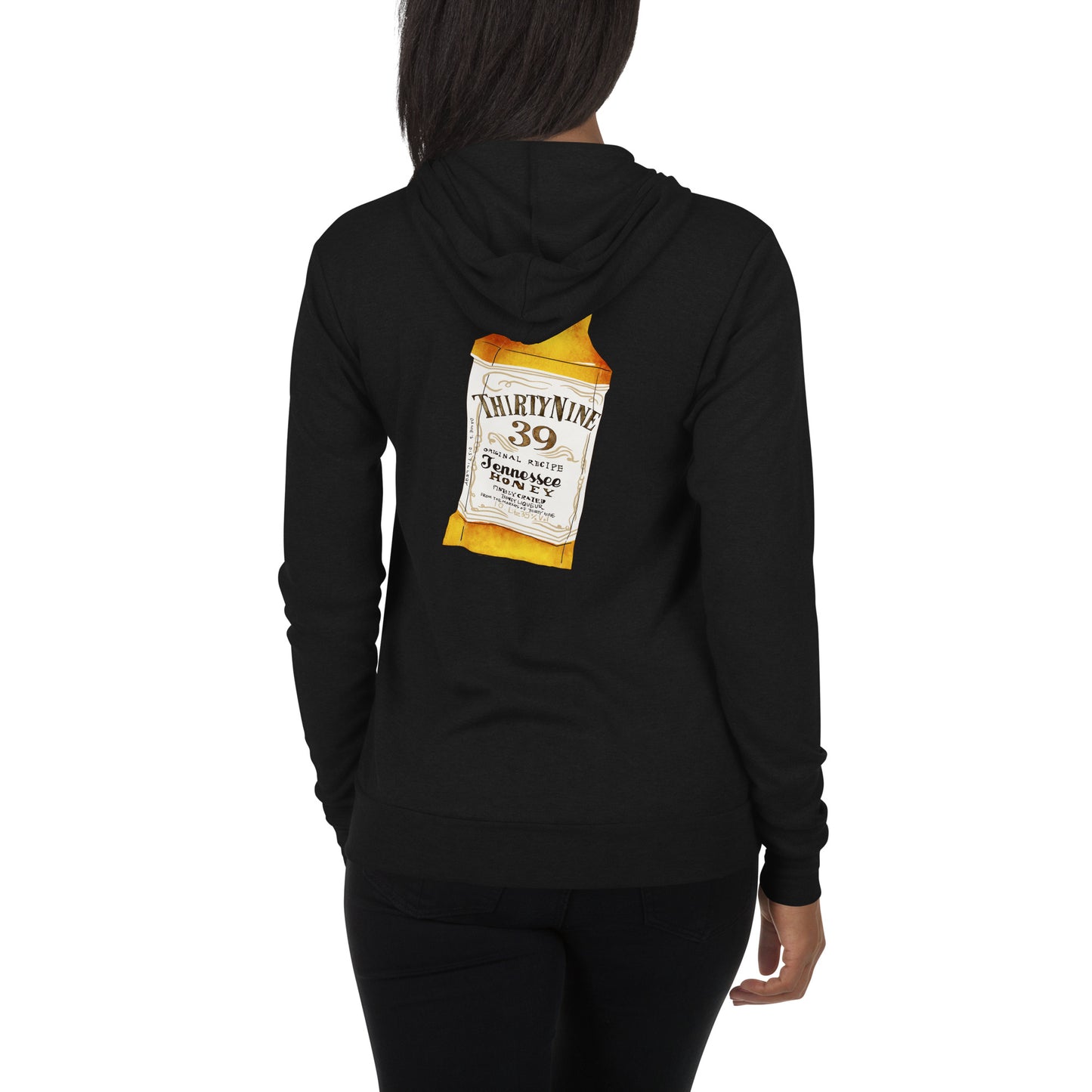 Whiskey Unisex zip hoodie