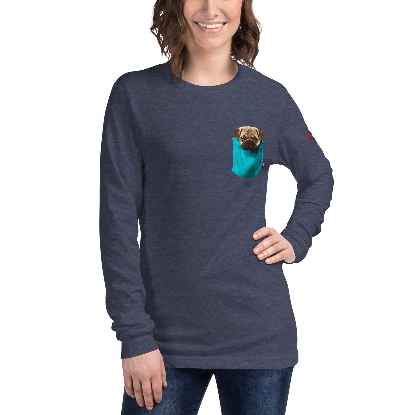 Pug Unisex Long Sleeve Tee