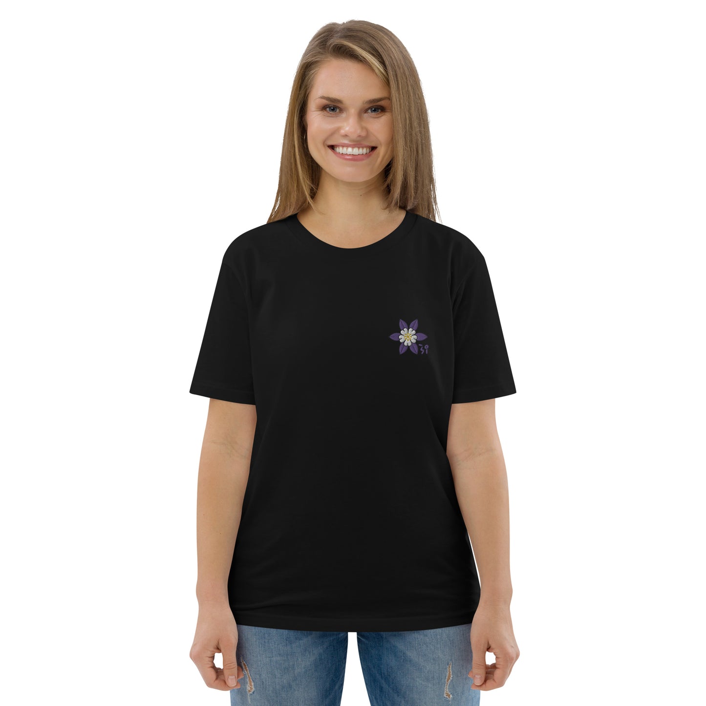 Columbine Unisex organic cotton t-shirt