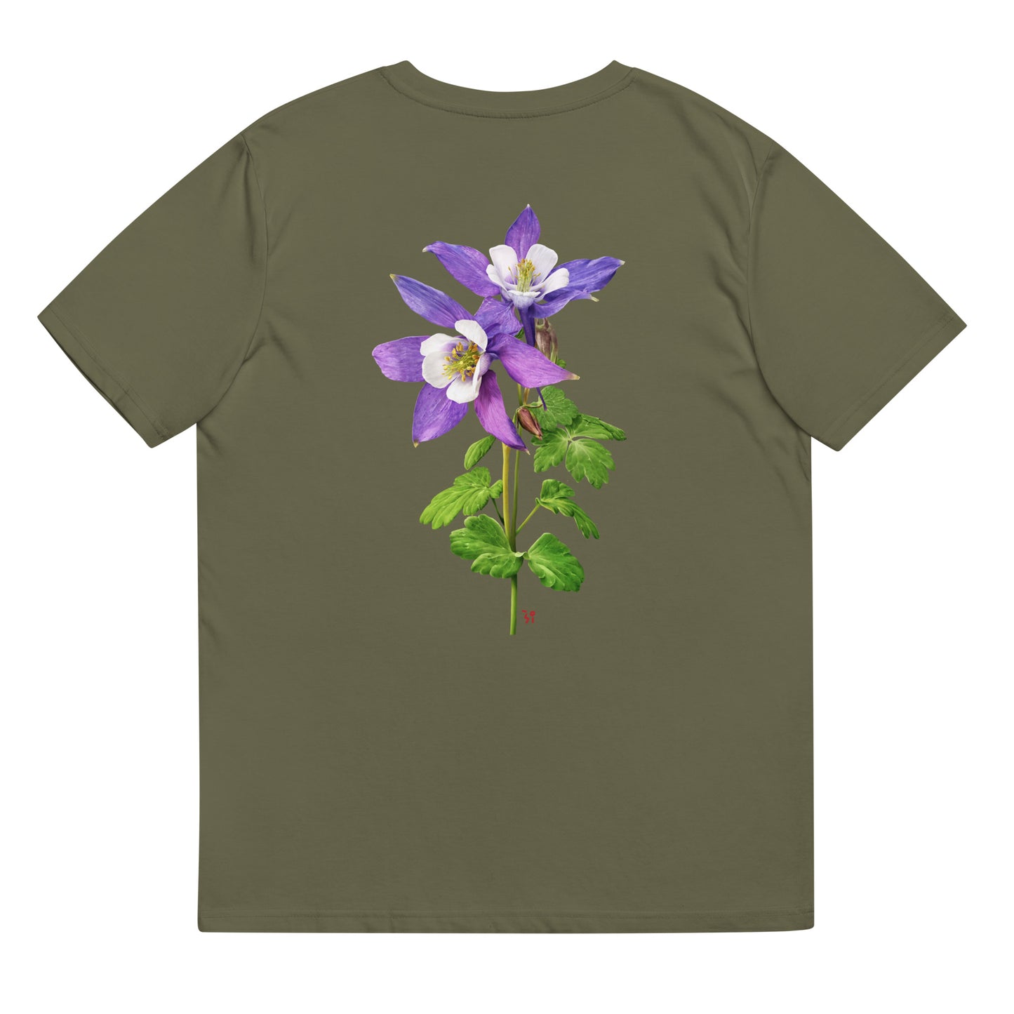 Columbine Unisex organic cotton t-shirt