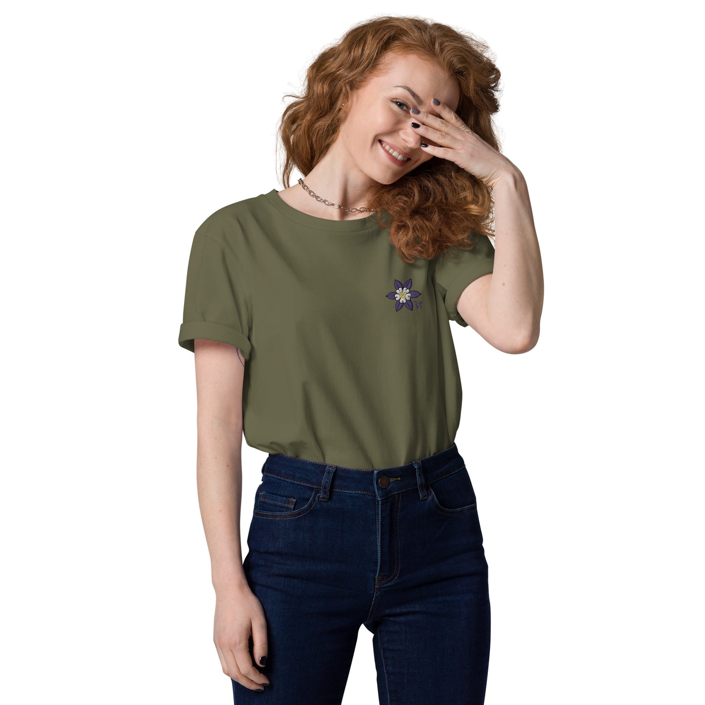 Columbine Unisex organic cotton t-shirt