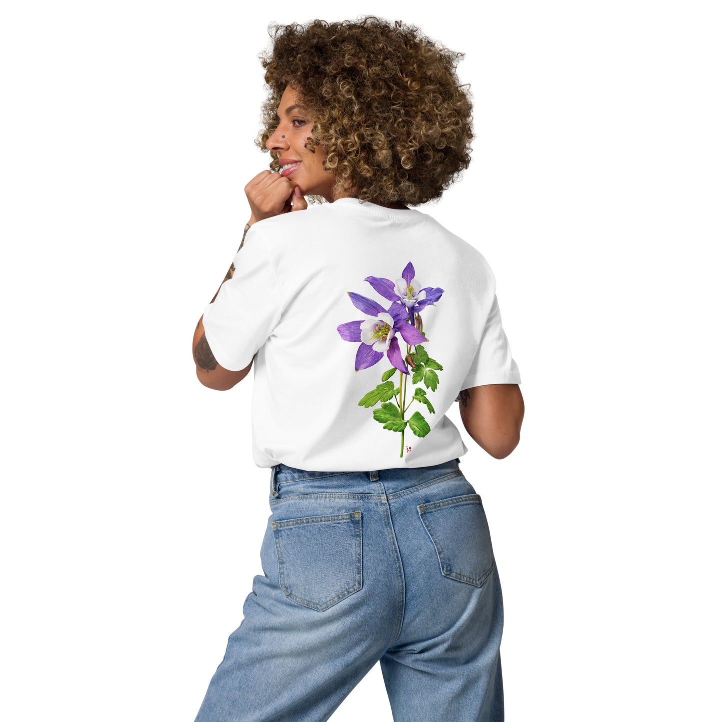 Columbine Unisex organic cotton t-shirt