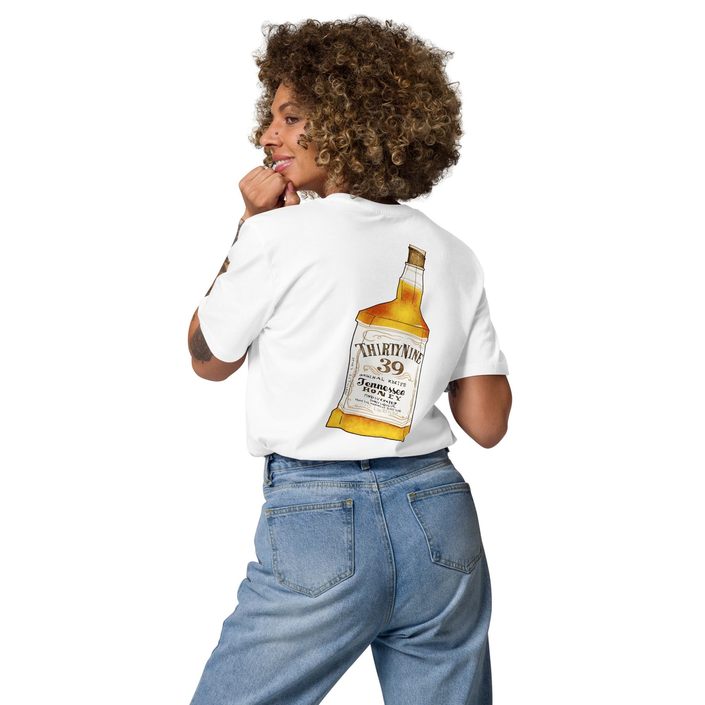 Whiskey Unisex organic cotton t-shirt