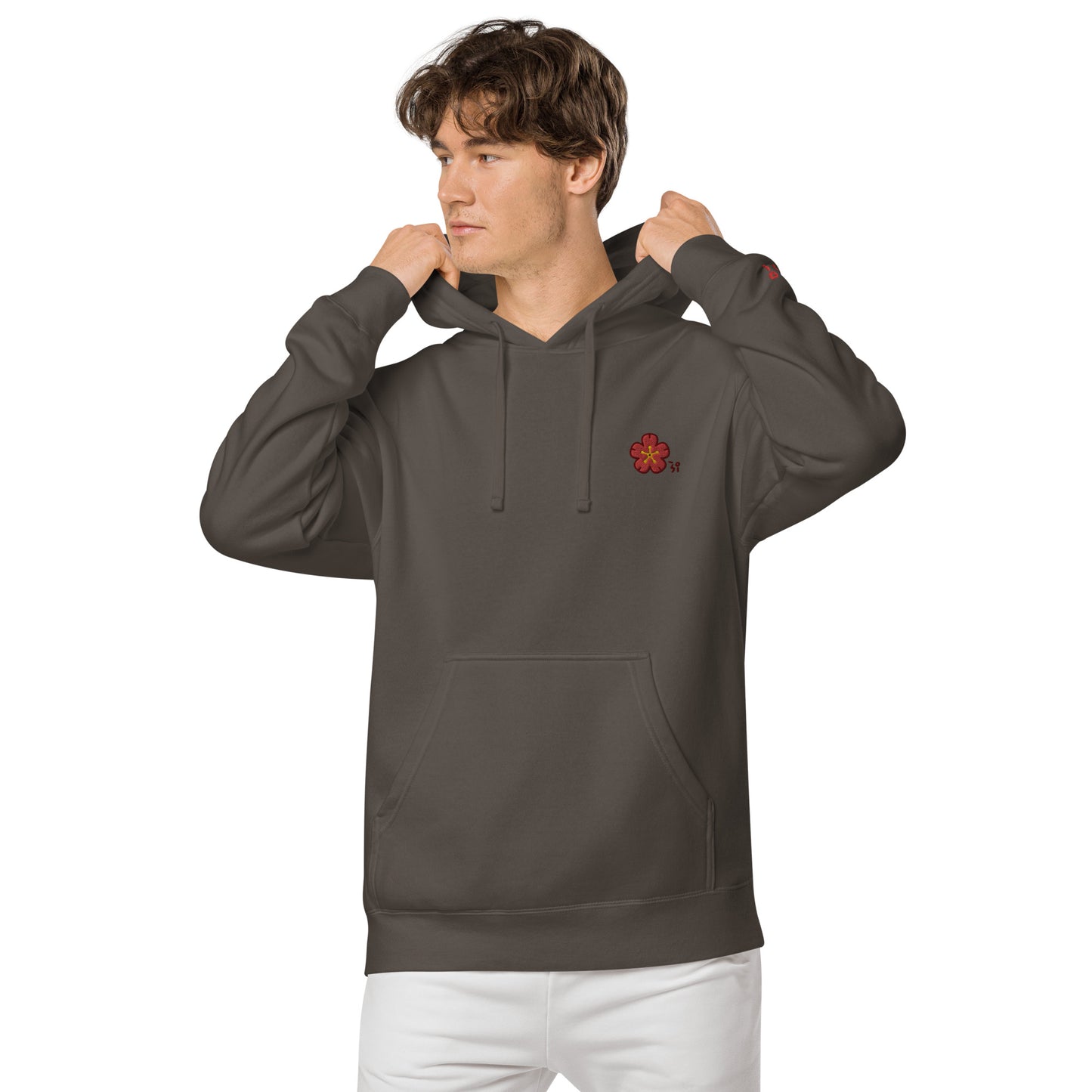 Chinese quince Unisex pigment-dyed hoodie