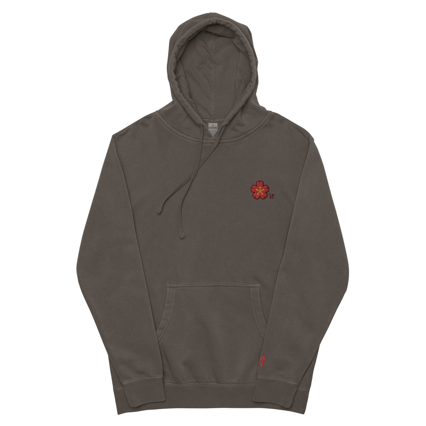 Chinese quince Unisex pigment-dyed hoodie