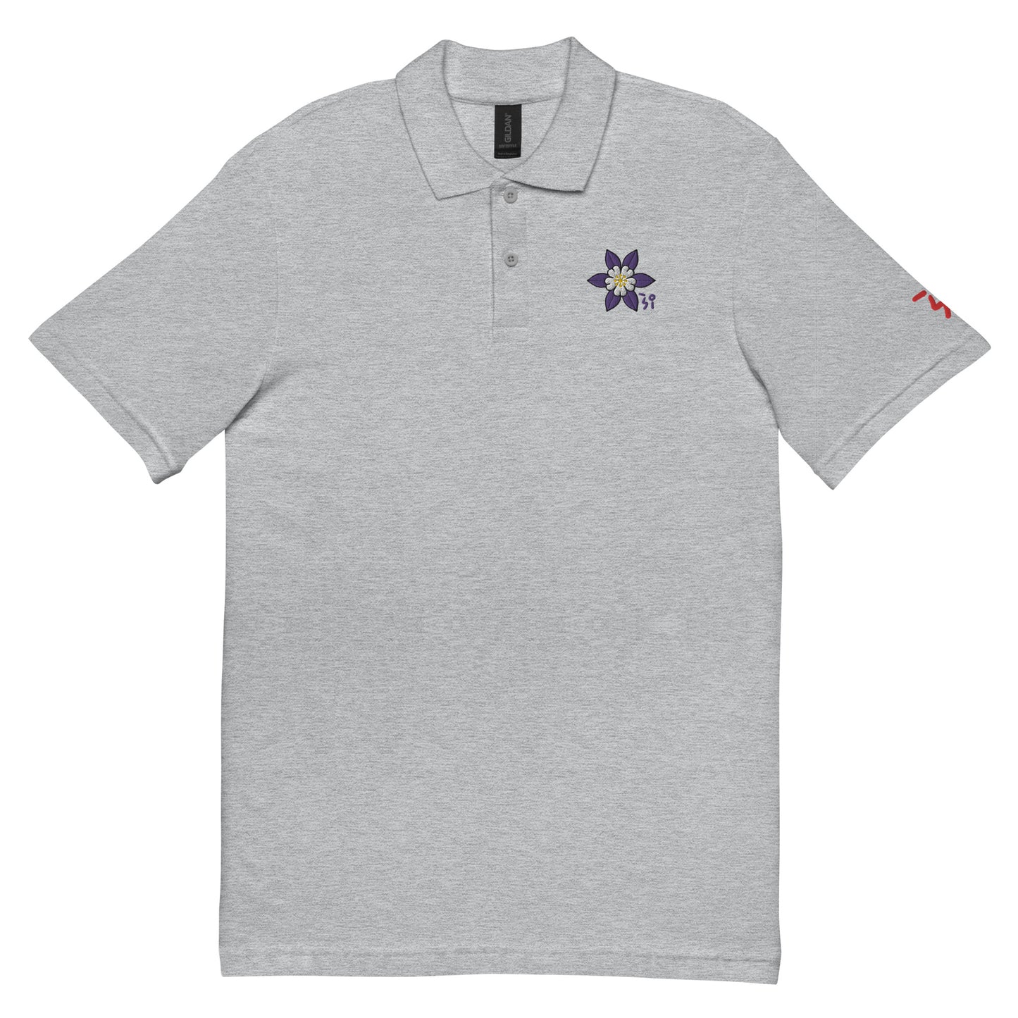 Columbine Unisex pique polo shirt