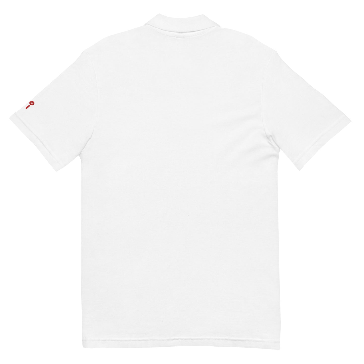 Chinese quince Unisex pique polo shirt