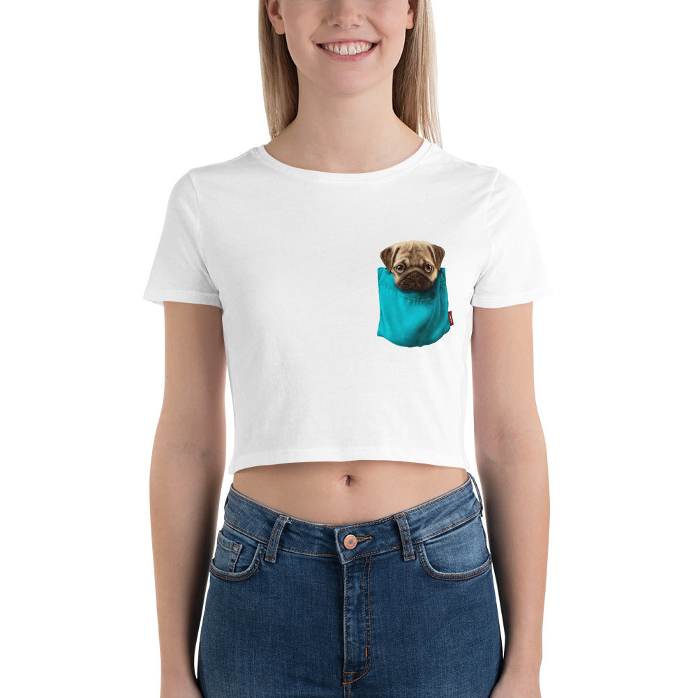 Pug Women’s Crop Tee
