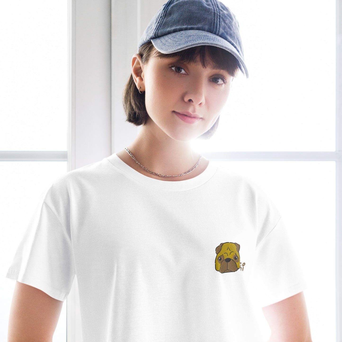Pug Women’s crop top