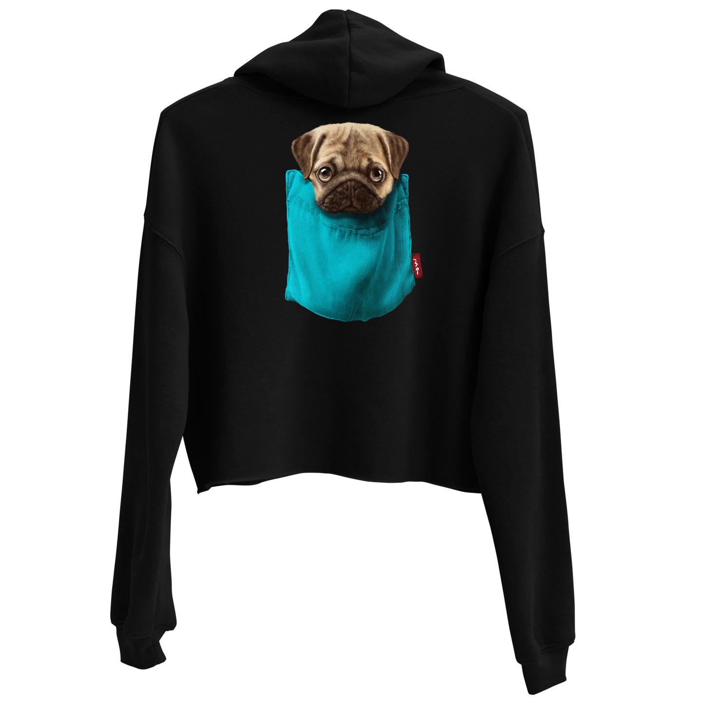 Pug Crop Hoodie