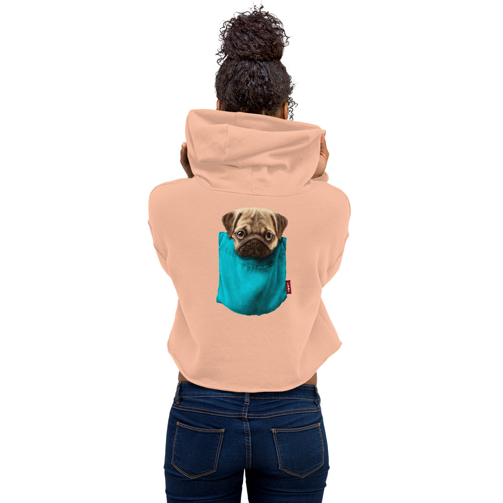 Pug Crop Hoodie