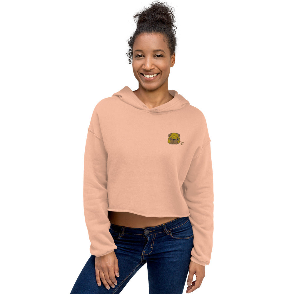 Pug Crop Hoodie