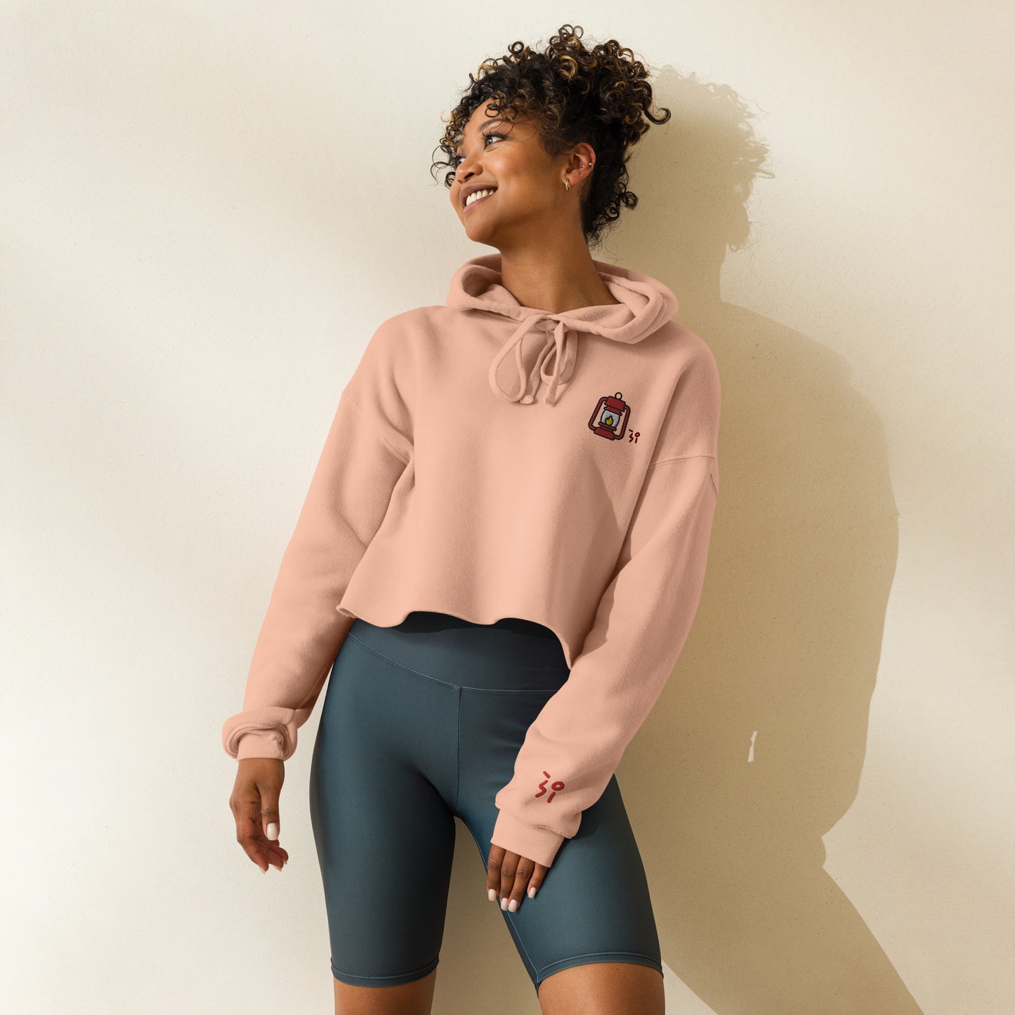 Camp lantern Crop Hoodie