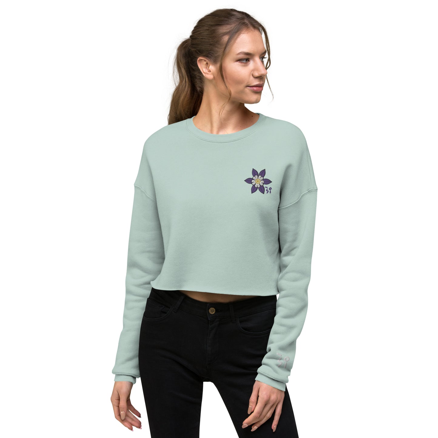 Columbine Crop Sweatshirt
