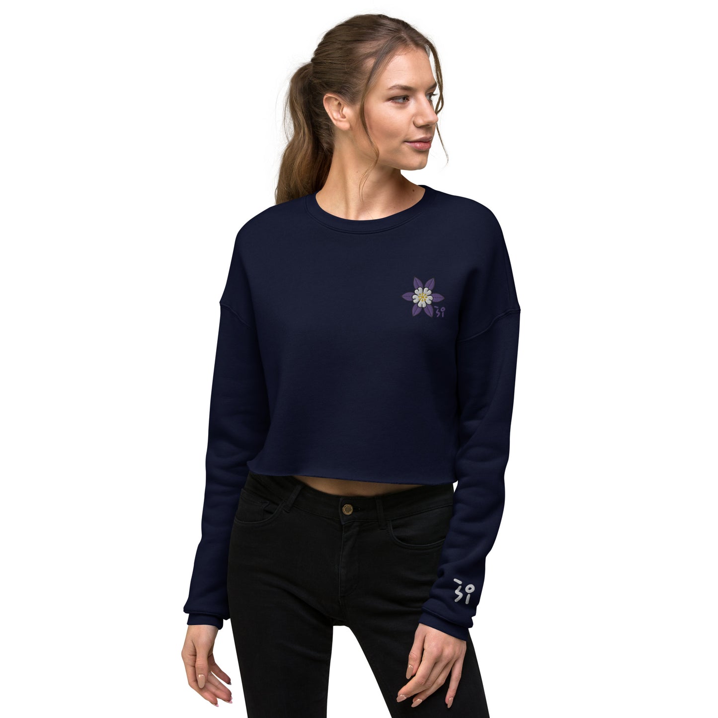Columbine Crop Sweatshirt