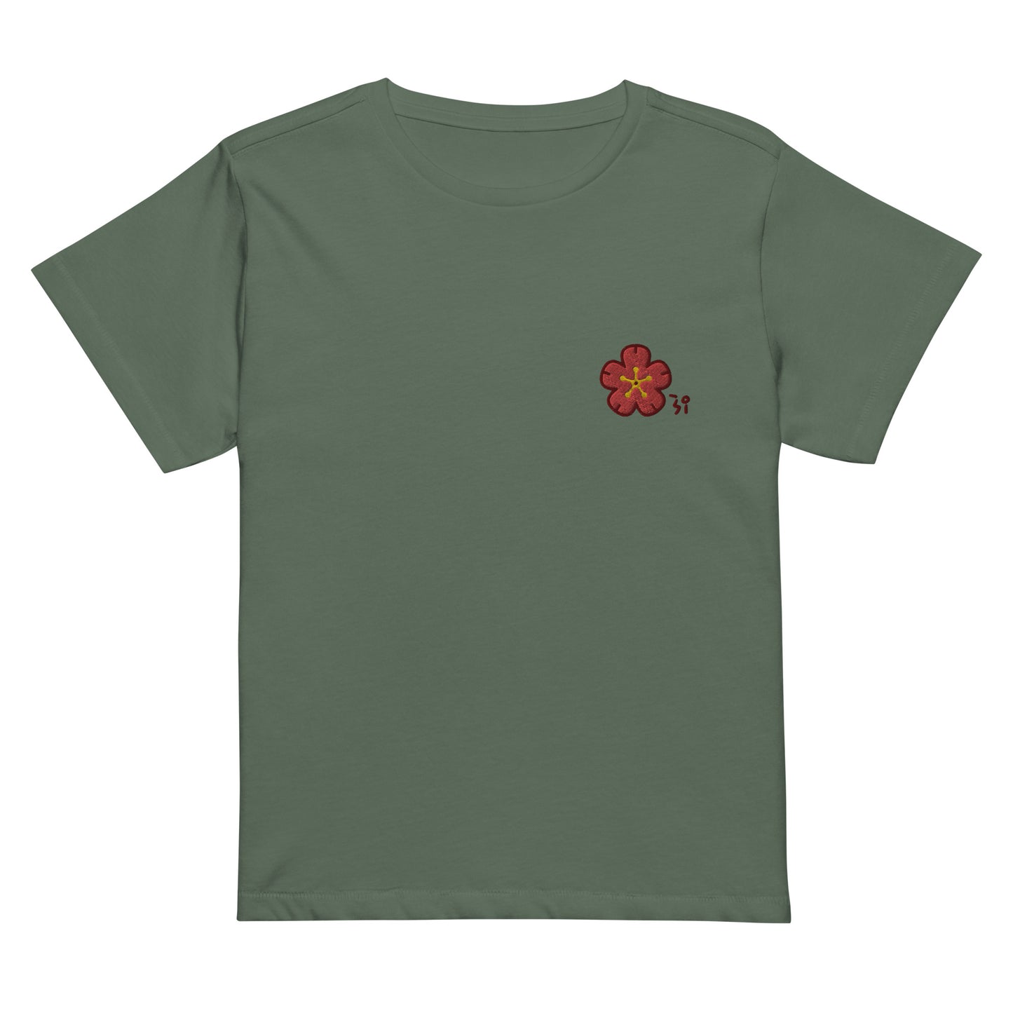 Chinese quince Women’s high-waisted t-shirt