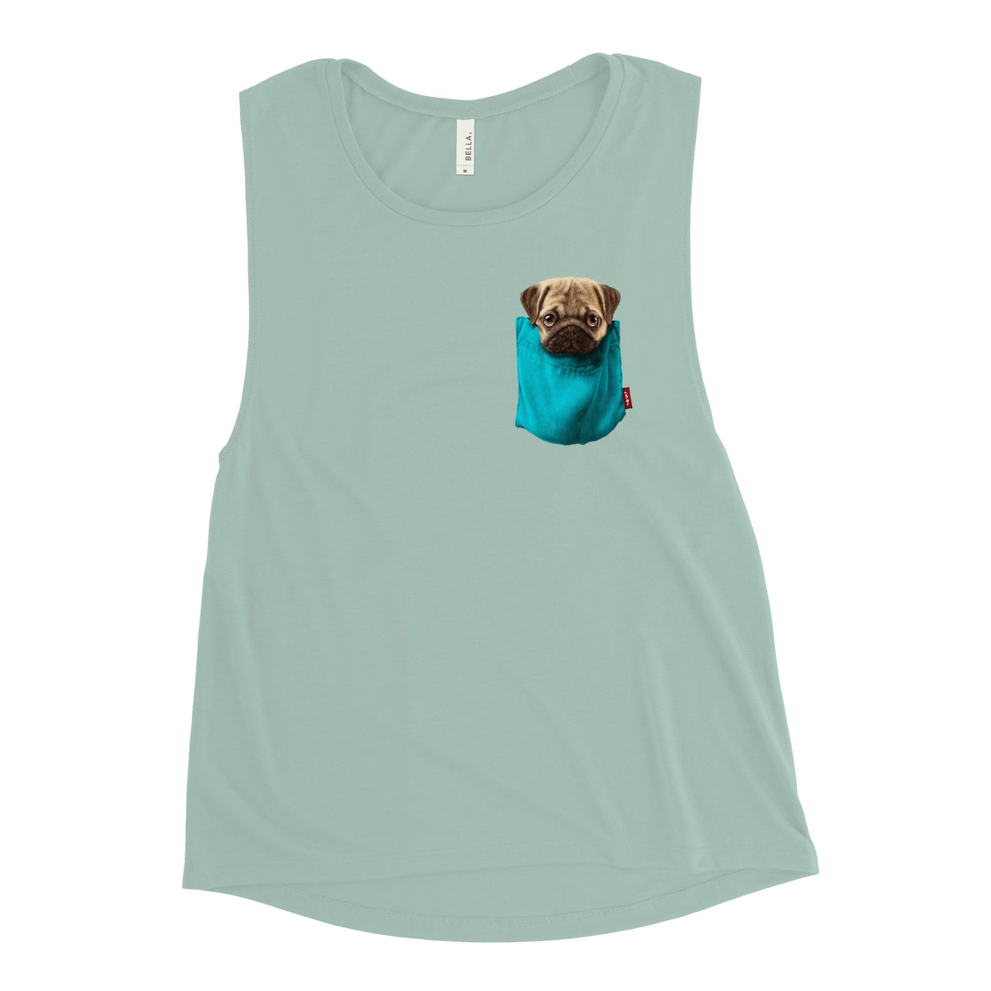 Pug Ladies’ Muscle Tank