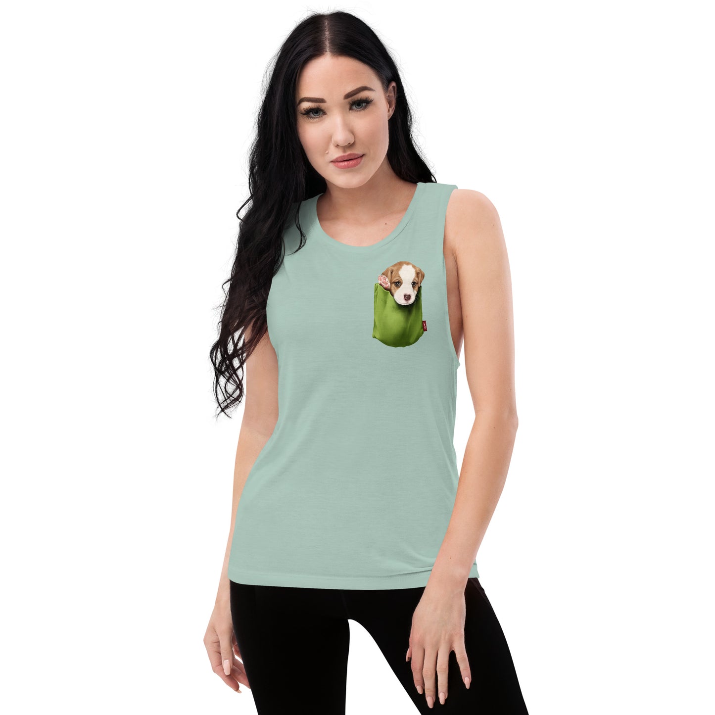 Jack Russell Terrier Ladies’ Muscle Tank