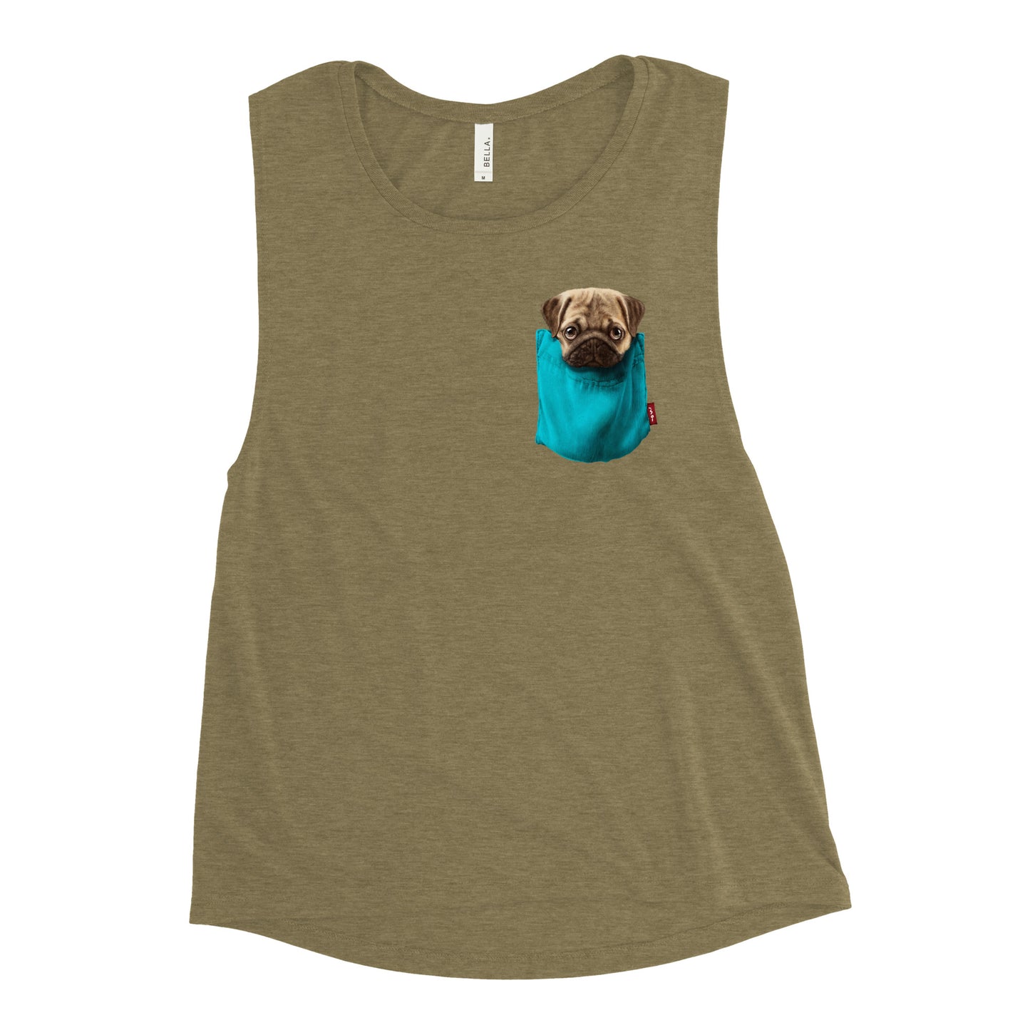 Pug Ladies’ Muscle Tank