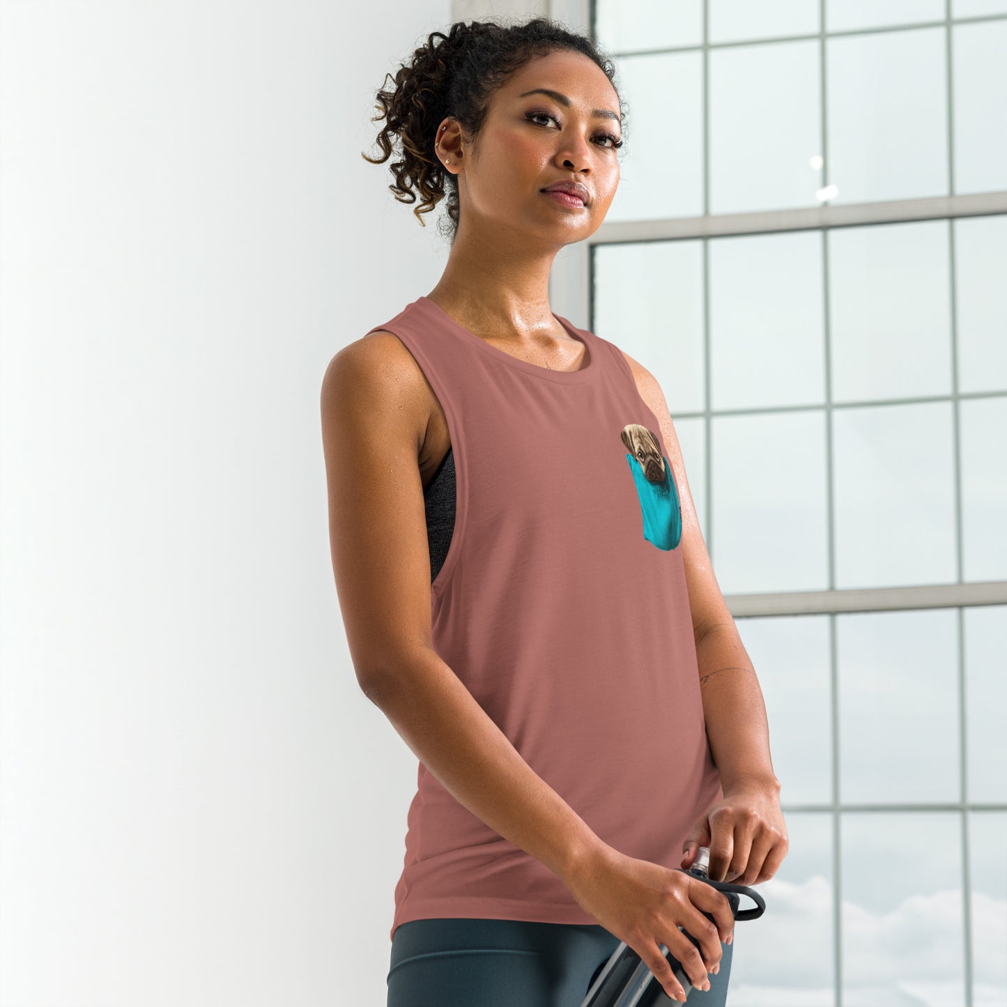 Pug Ladies’ Muscle Tank