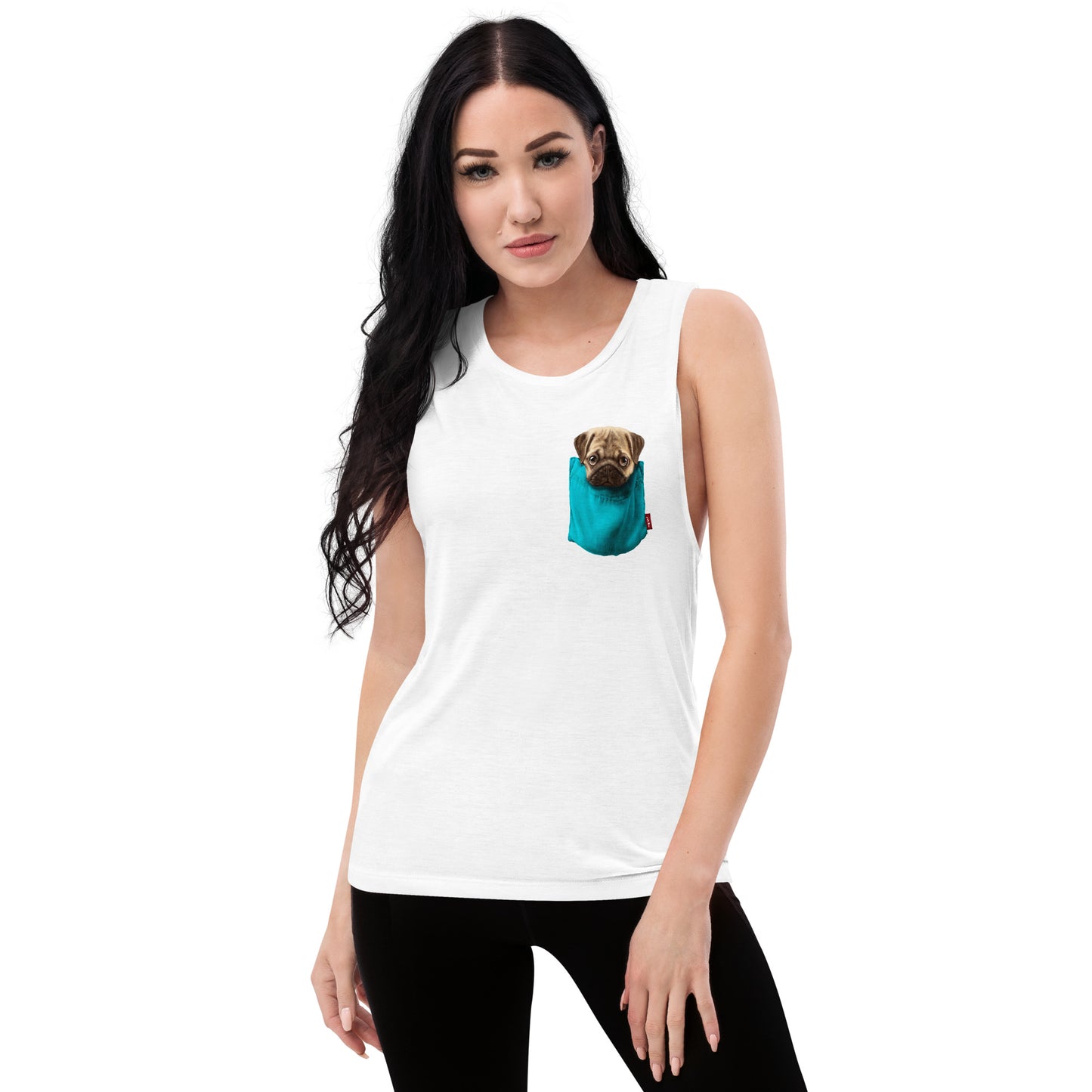Pug Ladies’ Muscle Tank