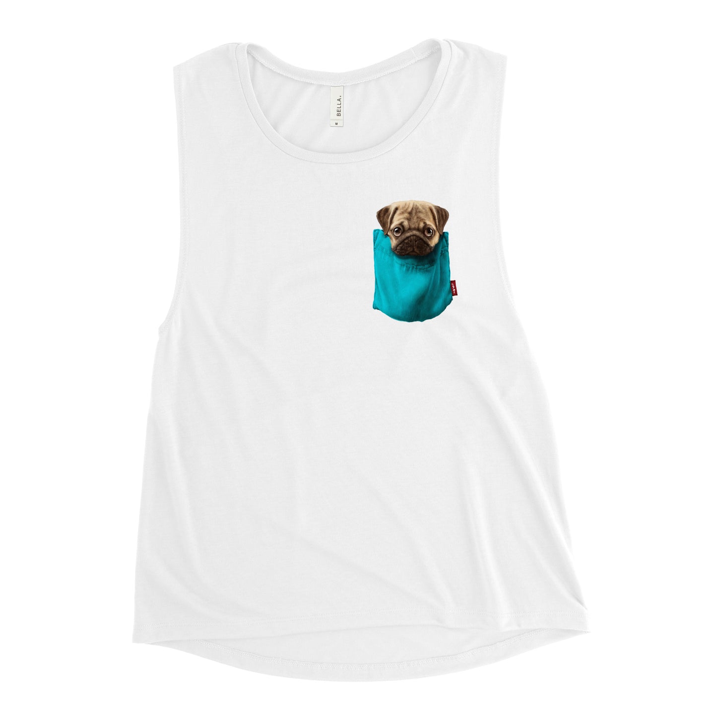 Pug Ladies’ Muscle Tank