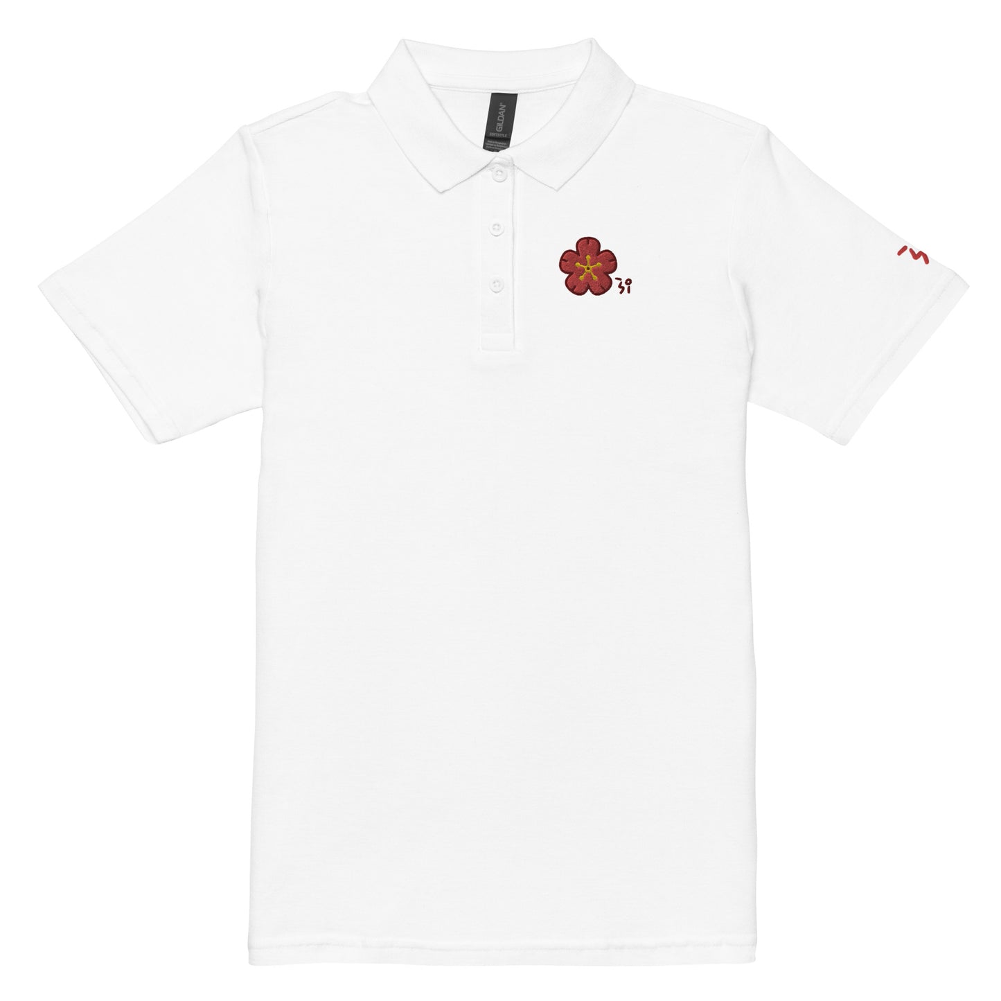 Chinese quince Women’s pique polo shirt