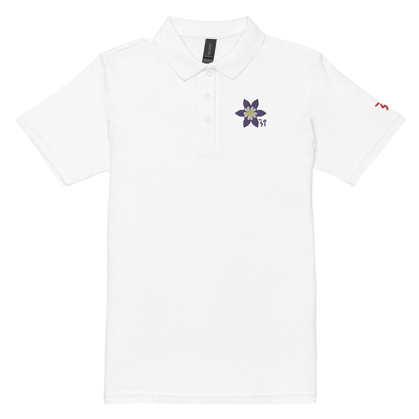 Chinese quince Women’s pique polo shirt
